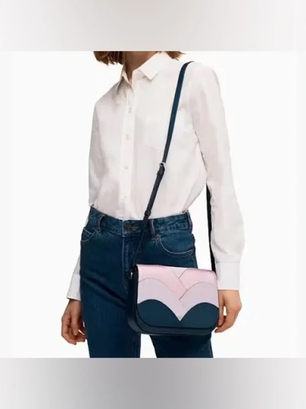 Kate Spade Nadine Patchwork Flap Shoulder/Crossbody Bag Purse